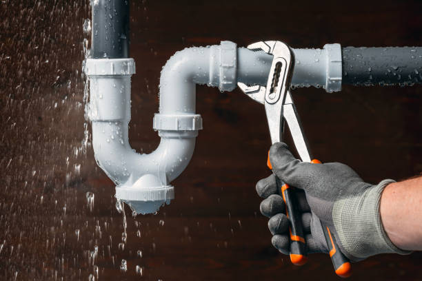 Professional Leak Detection technician working in Minot, MA